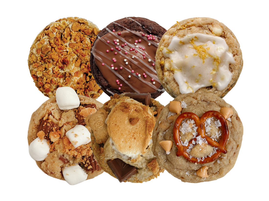 Assorted Dozen (May-June 2026): Apple Crumble, Chocolate Covered Strawberry, Lemon Cheesecake, Reese&