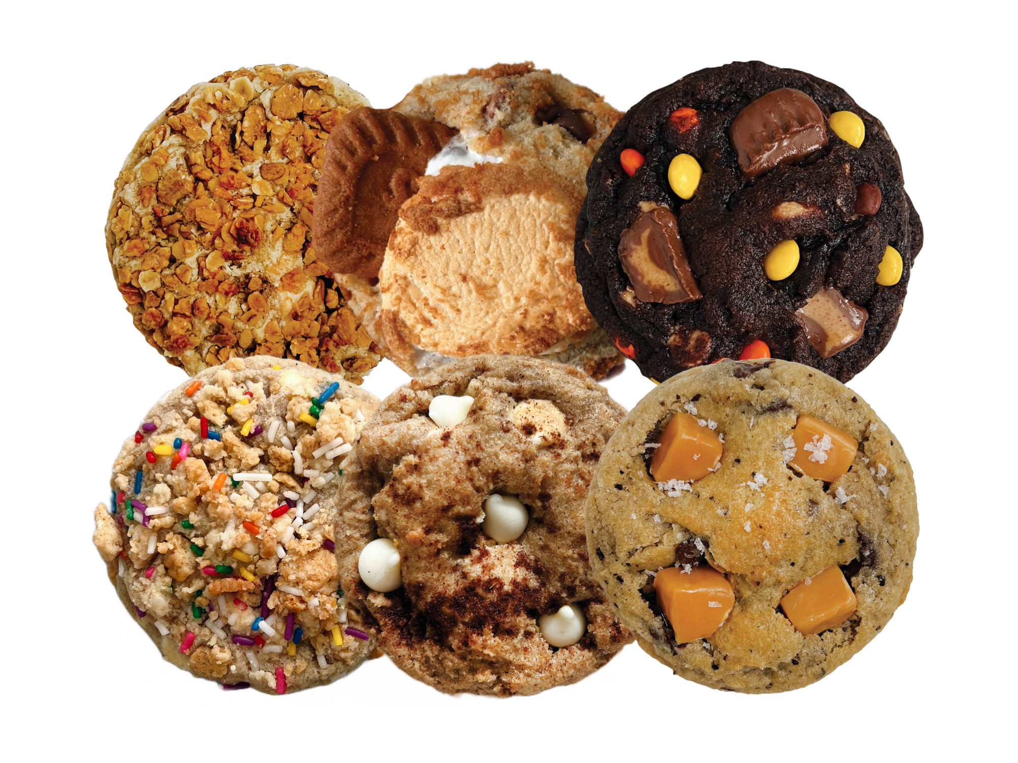 Assorted Dozen (October-November): Apple Crumble, Biscoff S&