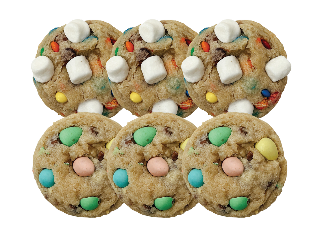 Custom Dozen 2 Flavours (March-April 2026): Marshmallow M&M, Mini Egg cookies