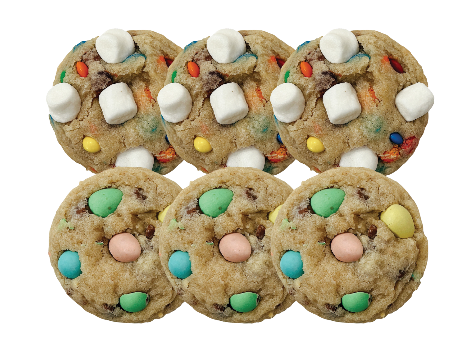 Custom Dozen 2 Flavours (March-April 2026): Marshmallow M&M, Mini Egg cookies