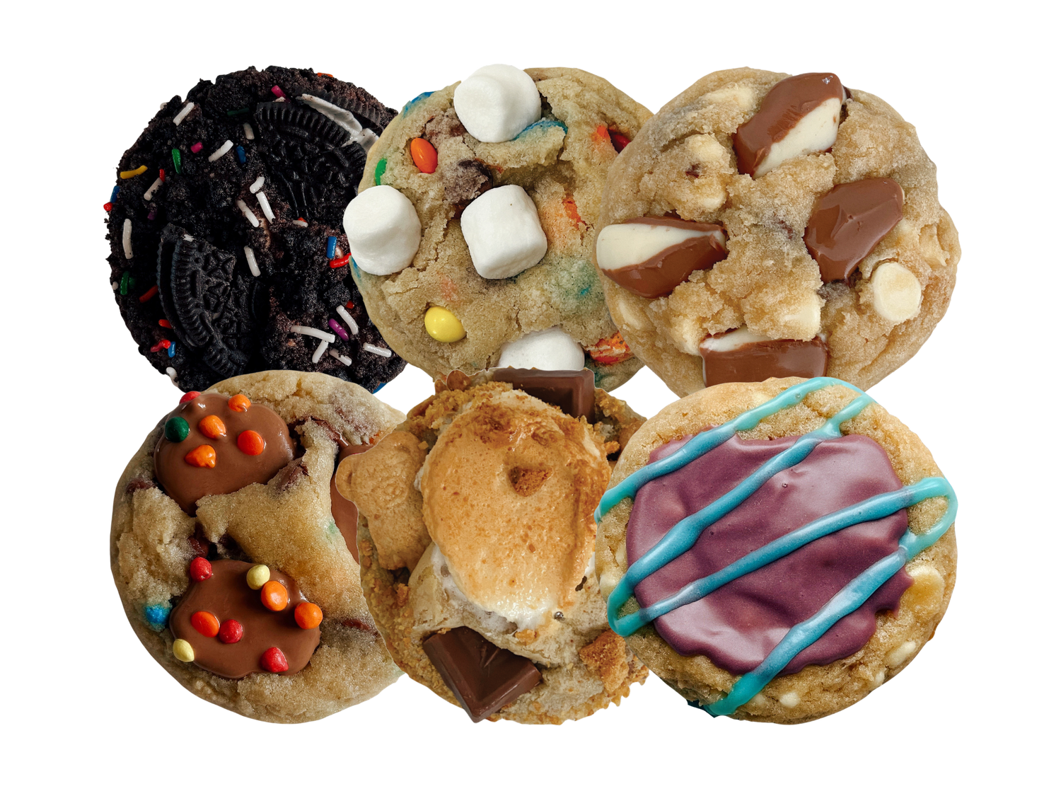 Assorted Dozen (July-August): Birthday Cake Oreo, Marshmallow M&amp;M, Nutella Kinder Bar, Rainbow Chips Ahoy, Teddy Graham S&