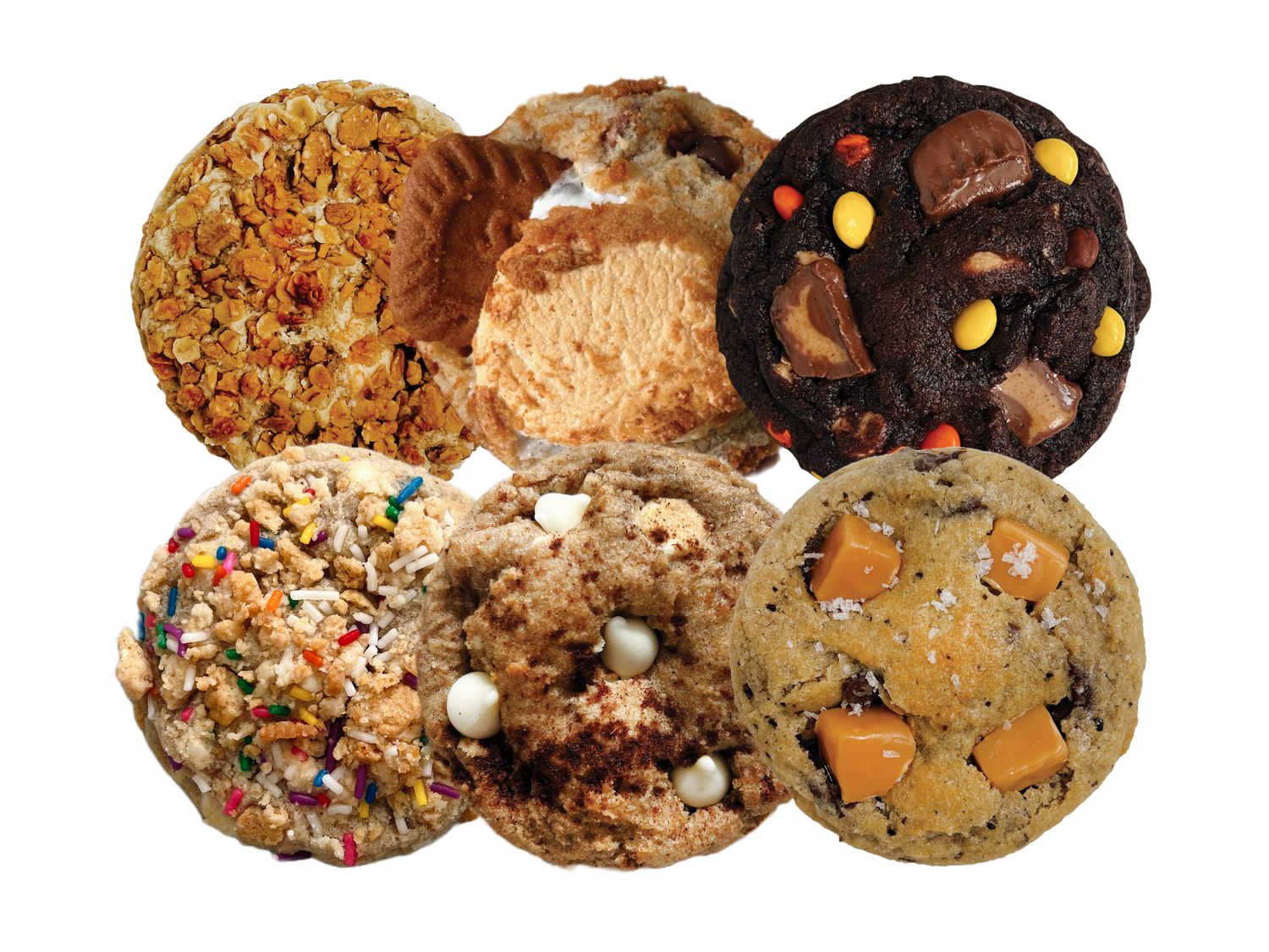 Assorted Dozen (October-November): Apple Crumble, Biscoff S&