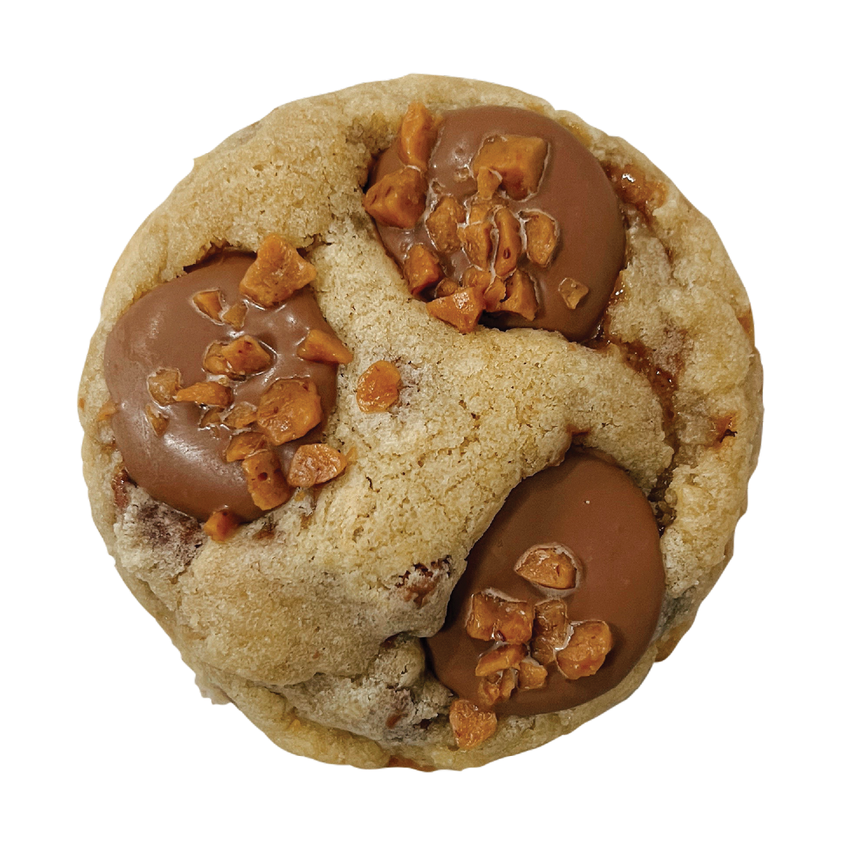 Caramilk Crunch Cookie